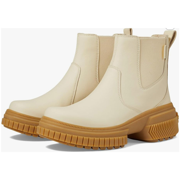 NEW (OTHER) Sorel-Women's 8.5 ONA Ave Chelsea Boot, WP, Honey White (Ret. $160) - Picture 1 of 4